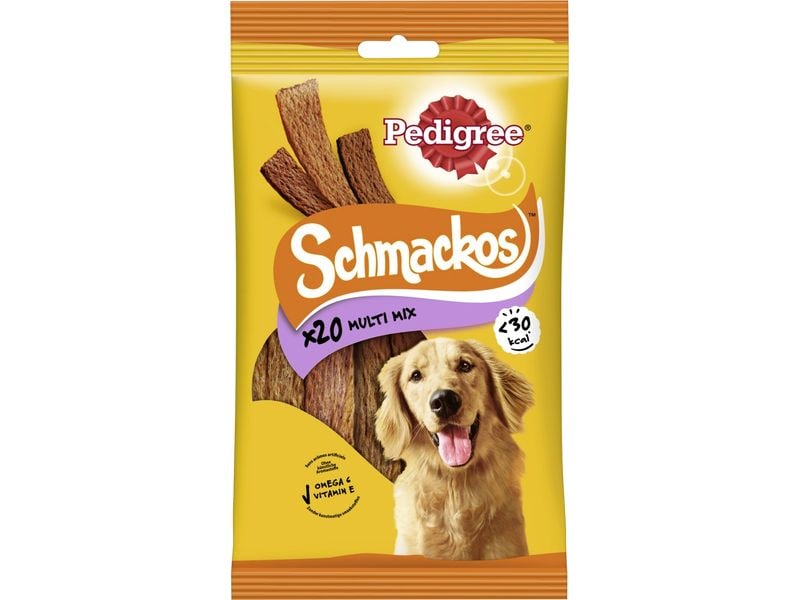 Pedigree Kaustange Schmackos Multi Mix 144 g Vielseitiger Kauspass mit Fleisch