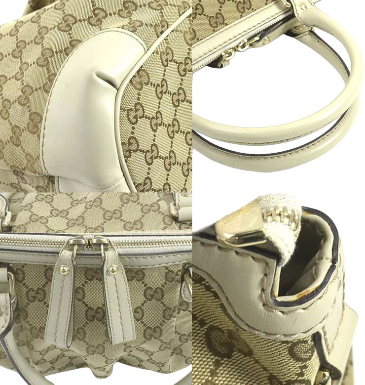 Gucci Vintage Gucci Handbag Beige