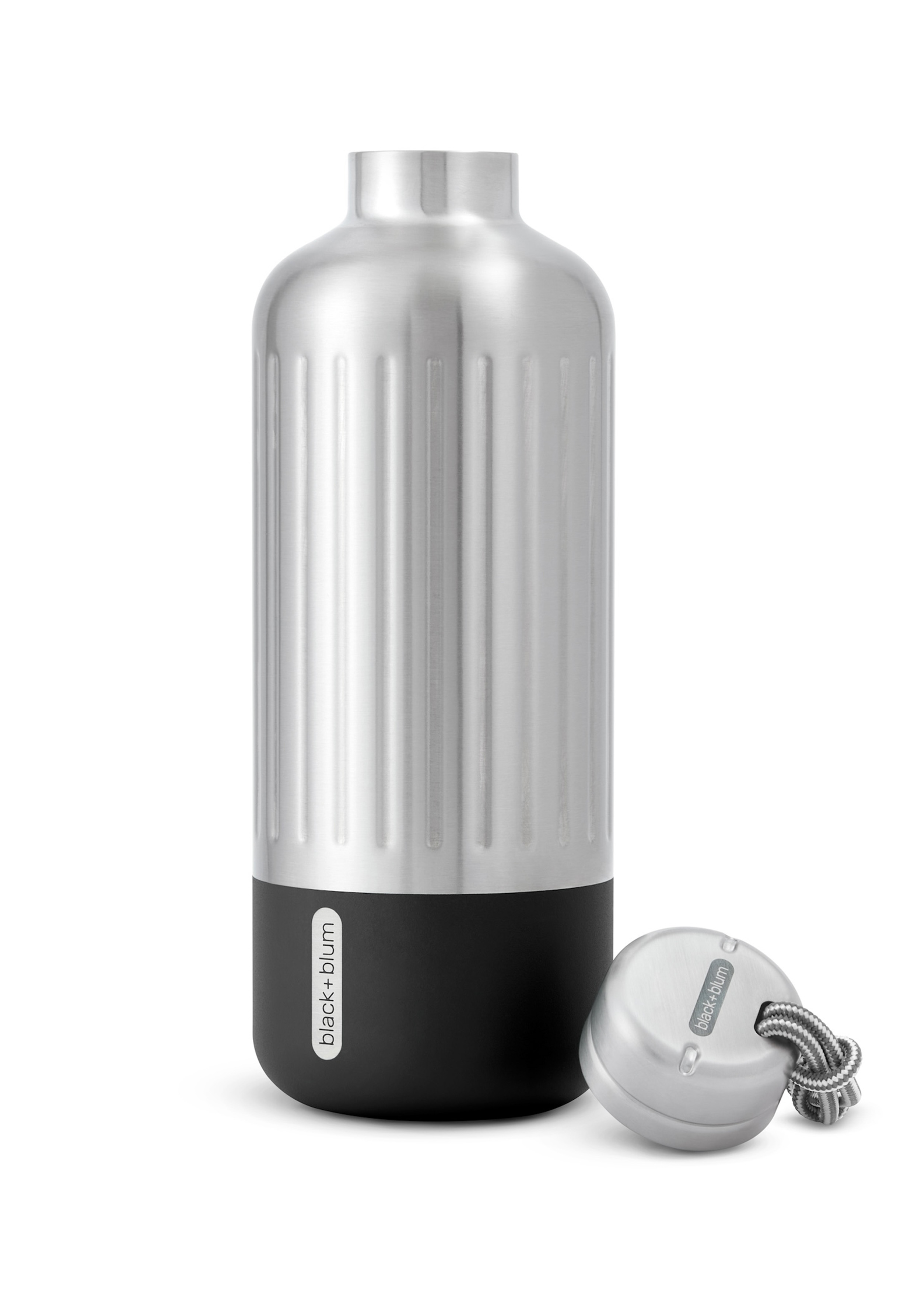 Black   Blum Explorer Bottle Isolierte Wasserflasche 850ml Black
