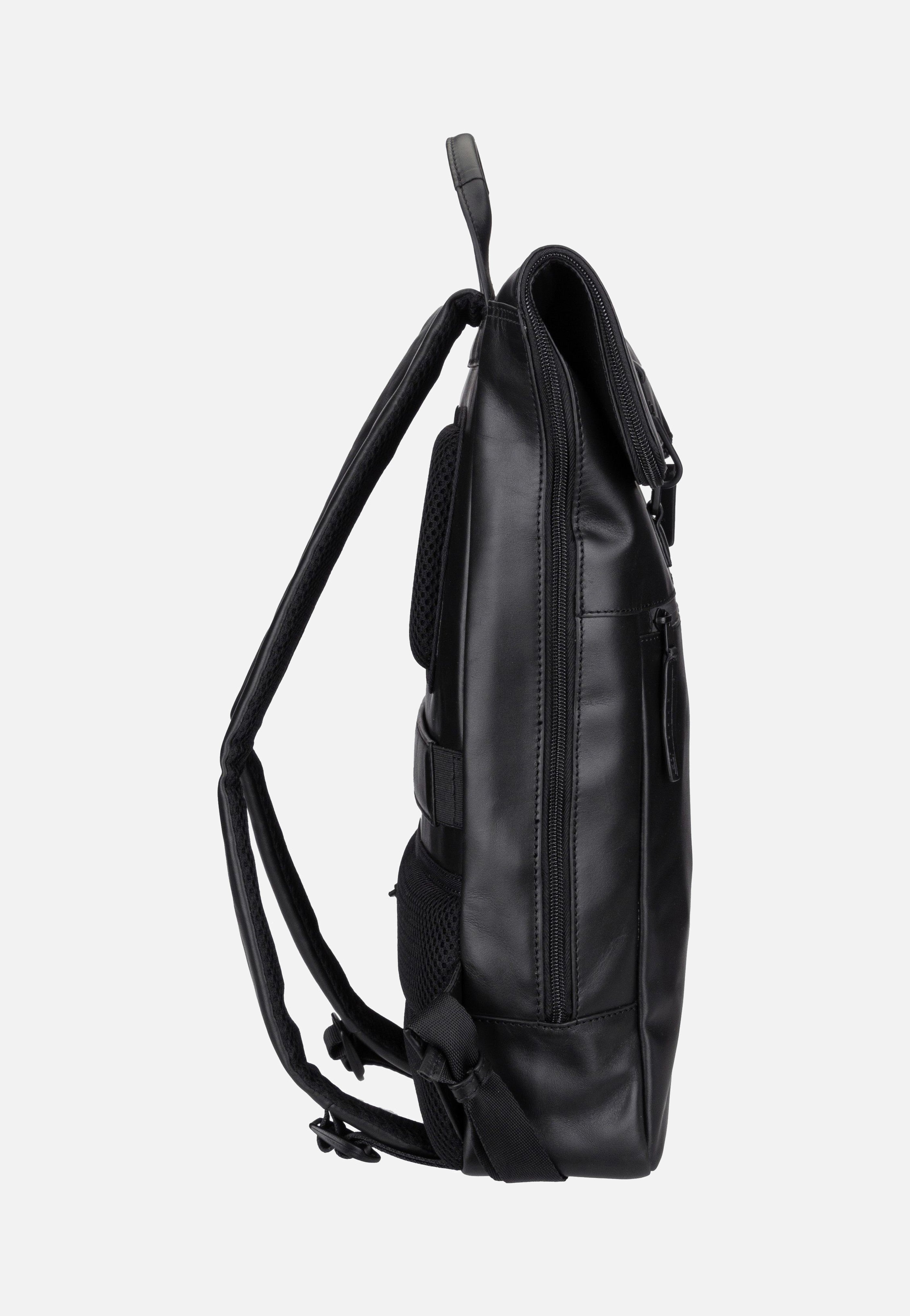 Aarhus 9124 Schwarz - Rolltop Rucksack