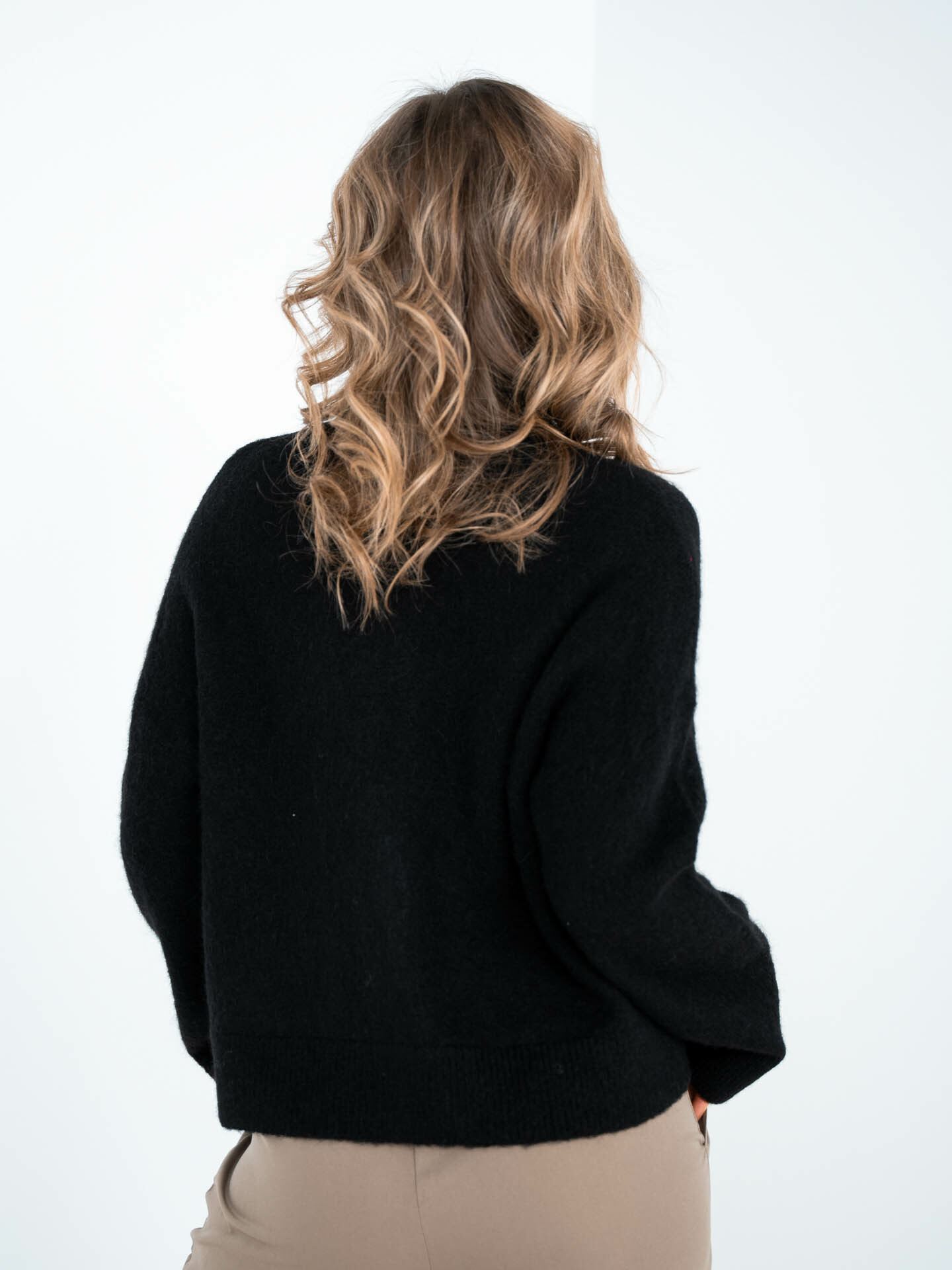 Sia Ras Long Sleeve Knit Zipper Cardigan