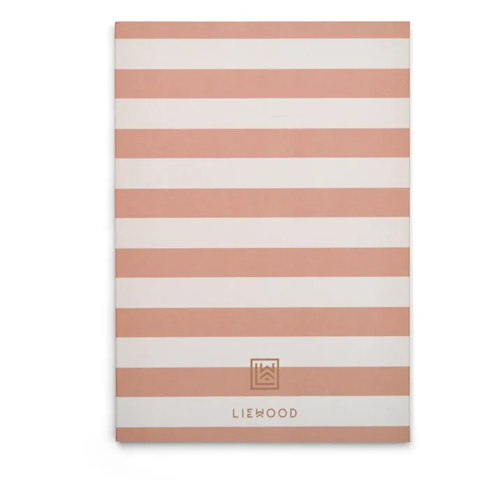 Liewood Carnets A5 Sidney - Set de 3 | Peach/Leo mix