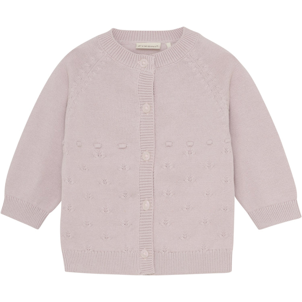 Køb FIXONI Hushed Violet Cardigan Knit
