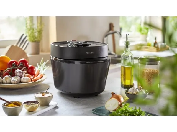 Philips HD2151 All-in-One - Multifunktionelt kogeapparat - 5 liter - 1 kW - sort