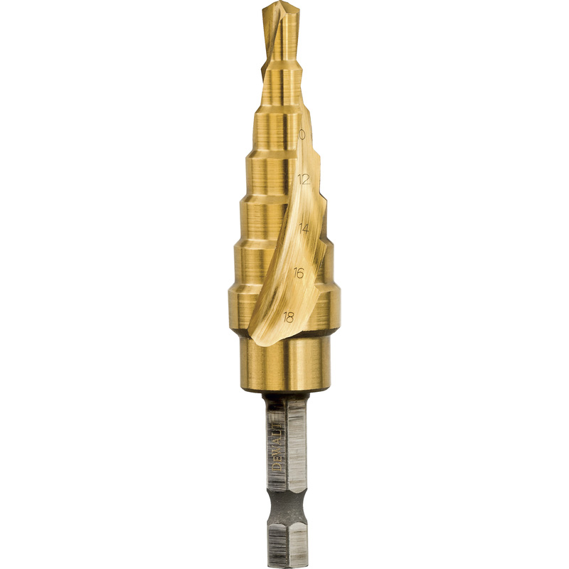 DeWALT IMPACT Metaal trappenboor 6-18mm