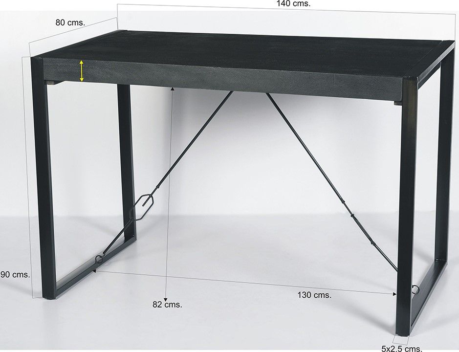 Bartafel Norris B140 x D80 x H90 cm
