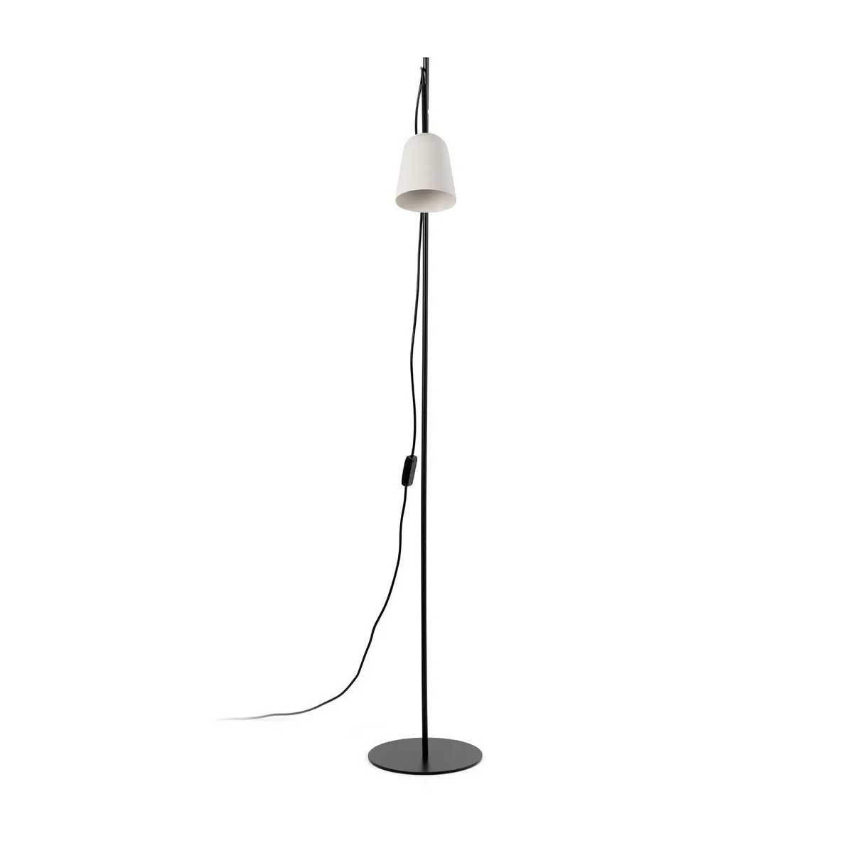 Faro Barcelona Lampadaire Task Blanc