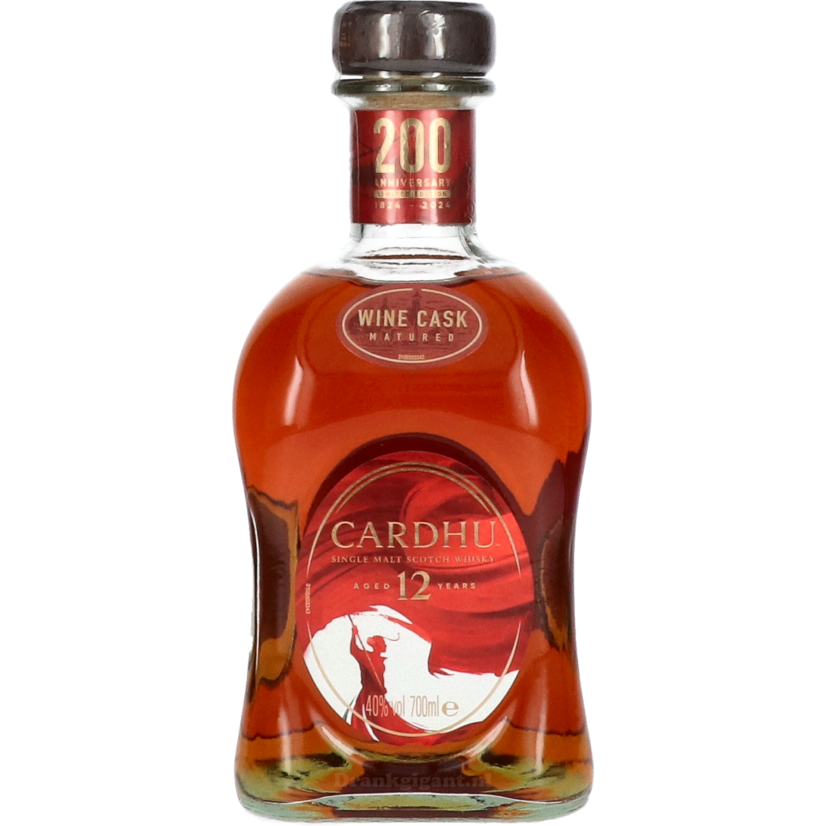 Cardhu 12 Year 200th Anni. Wine Cask 70 cl