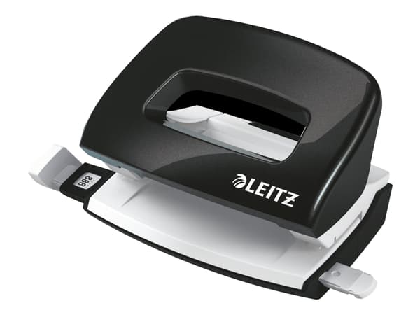 Leitz WOW Mini - Hullstanser - 10 ark / 1 mm - plast, metall - svart