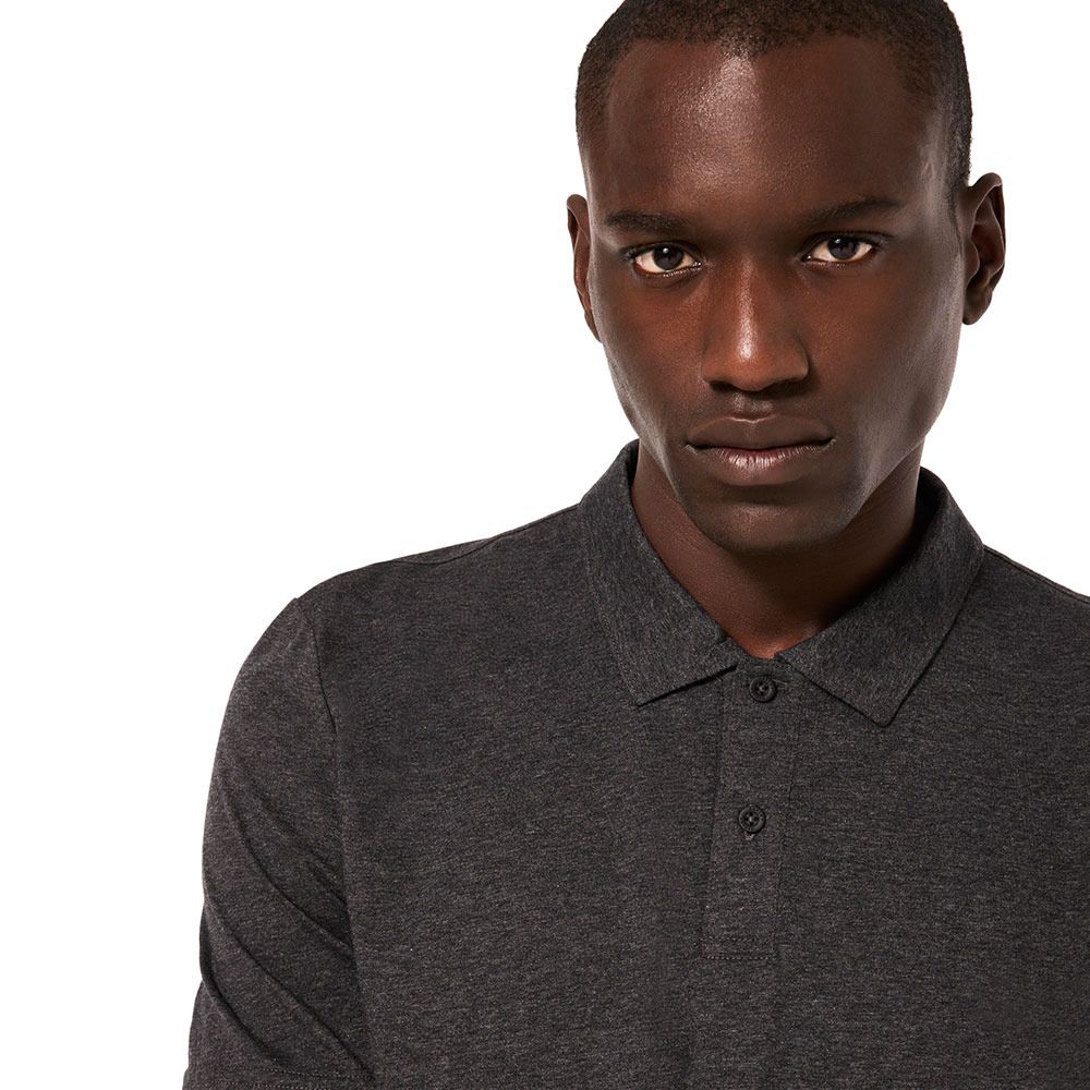 Oakley TRANSITION - Polo Homme dark grey hthr