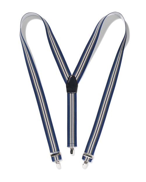 bretelles en Y 3 points 110x3.5 bleu