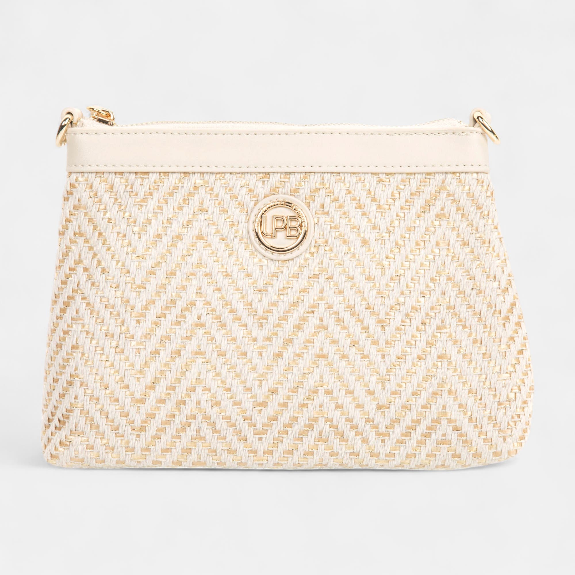 Sac bandoulière beige