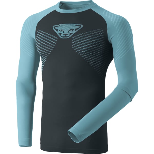 T-shirt thermique DYNAFIT SPEED DRYARN M L/S TEE STORM BLUE