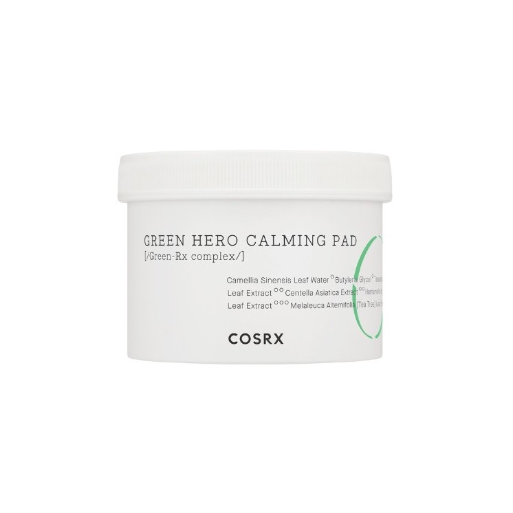 COSRX One Step Green Hero Calming Pad kojące Płatki do twarzy 70 sztuk