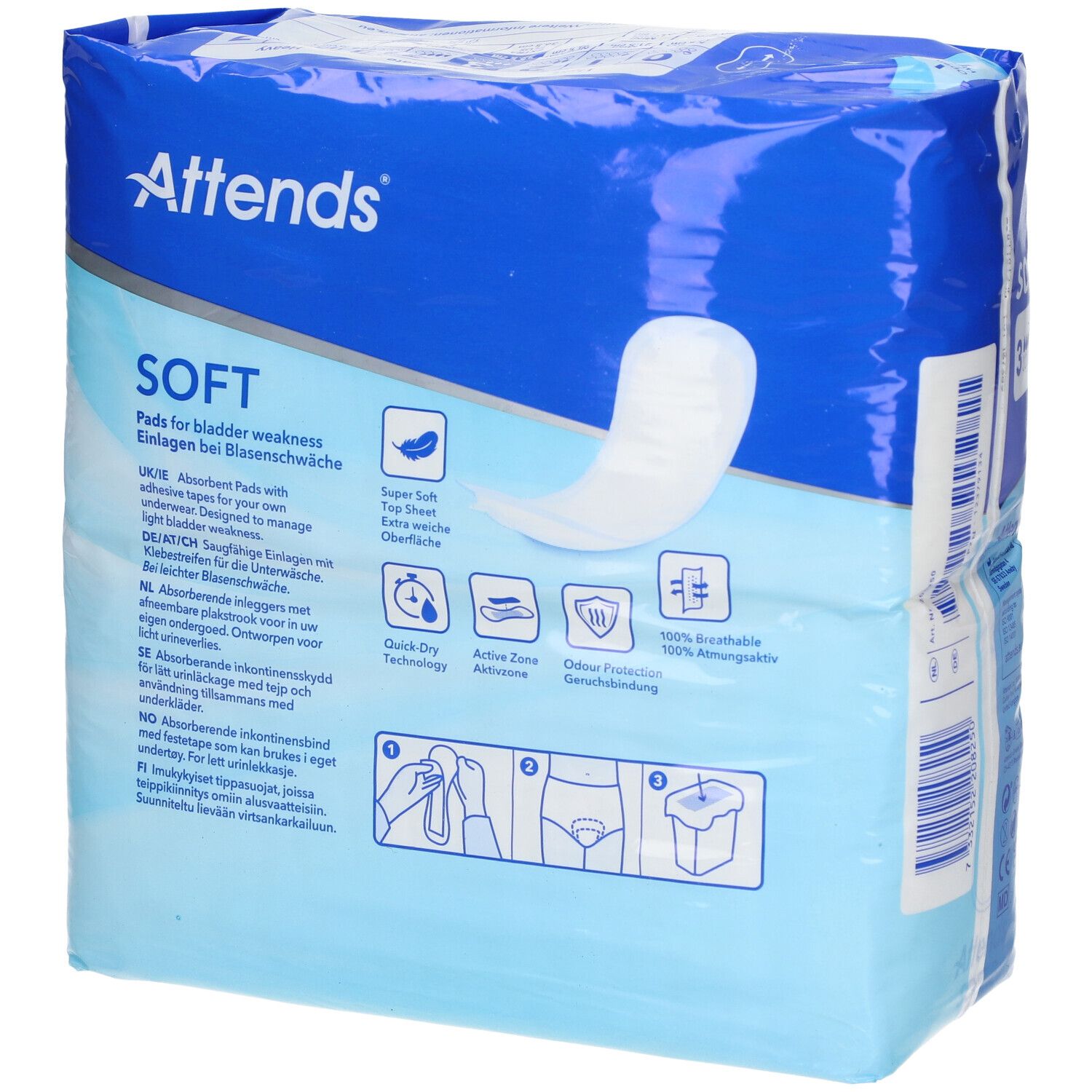 Attends® Soft Extra 3
