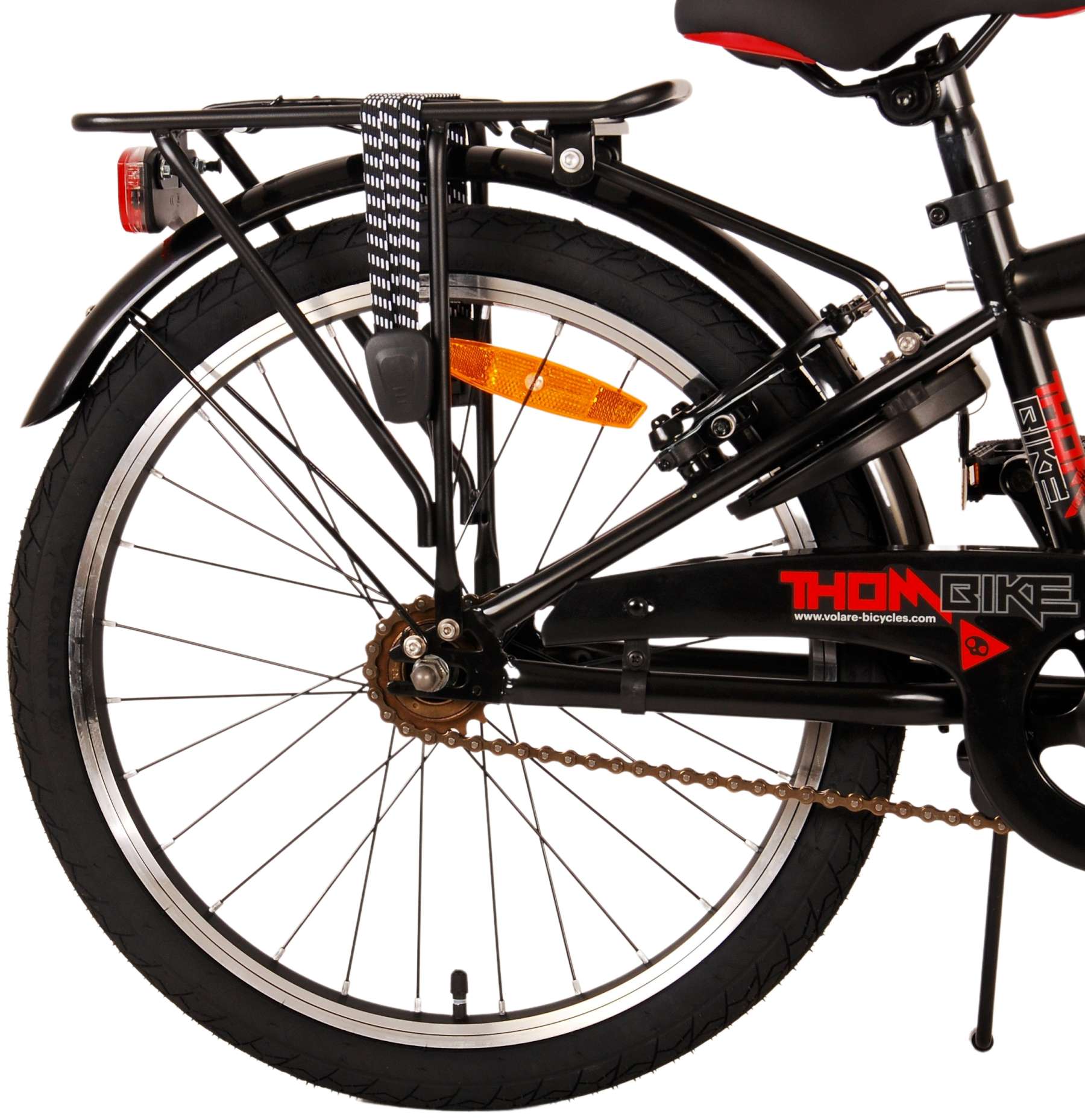 TPFSports Thombike Kinderfahrrad - Jungen - 20 Zoll - Rücktritt + Handbremsen - Schwarz/Grün