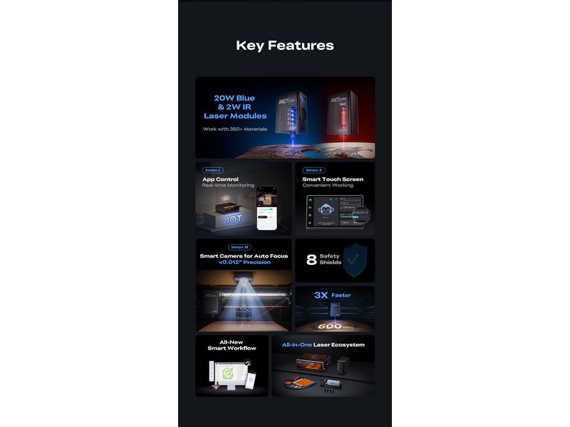 Creality Falcon A1 Pro 20W 2OW Laser Module