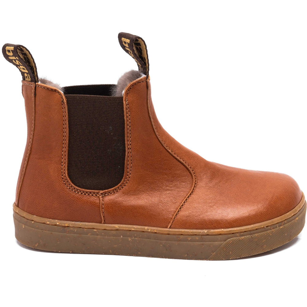 Køb Bisgaard Cognac Barefoot Ene Lamb Støvler