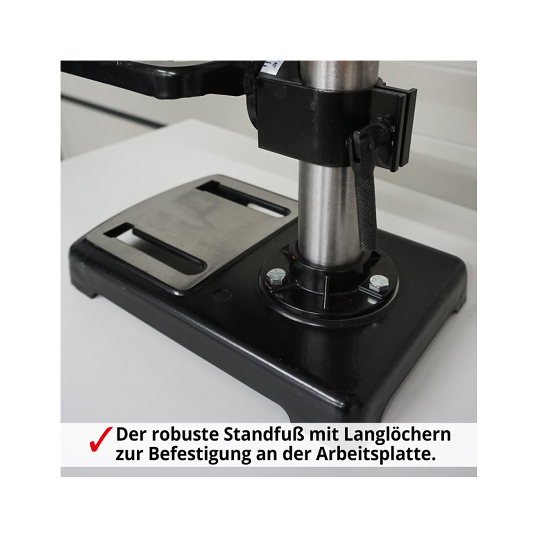 Hecht Standbohrmaschine 550 Watt, Höhe 610mm, Bohrfutter bis 16mm
