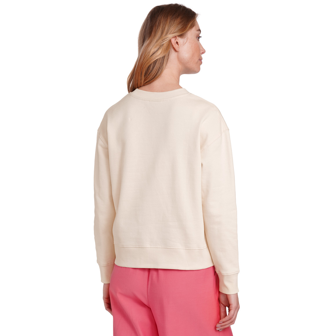 Jonas Nielsen Damen Sweatshirt mit großem Print creme