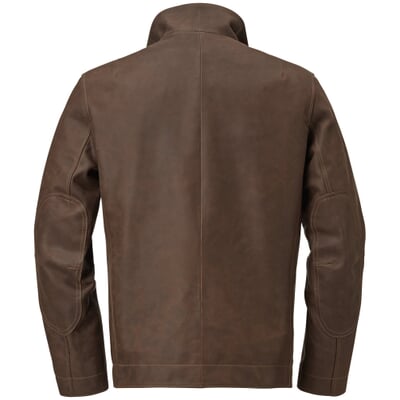 Herren-Rindlederjacke, Braun