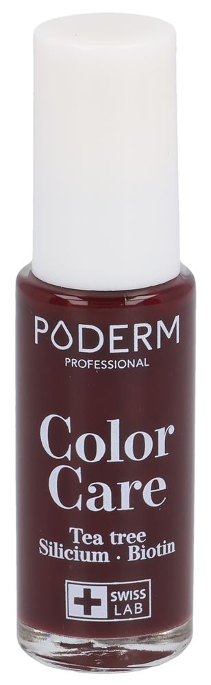 PODERM Vernis Color Care<br>8 ml, Flasche, 437 Rouge Noir