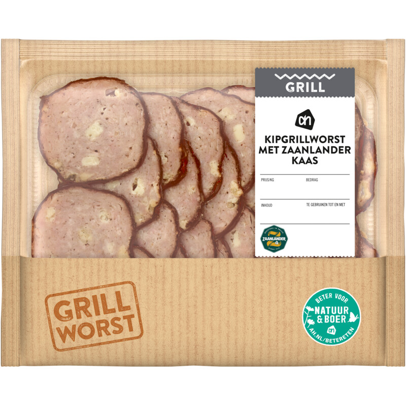 AH Kipgrillworst met Zaanlander kaas