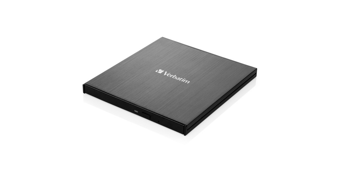 VerbatimExterne slimline CD-DVD brander externe dvd-brander  (USB-C)