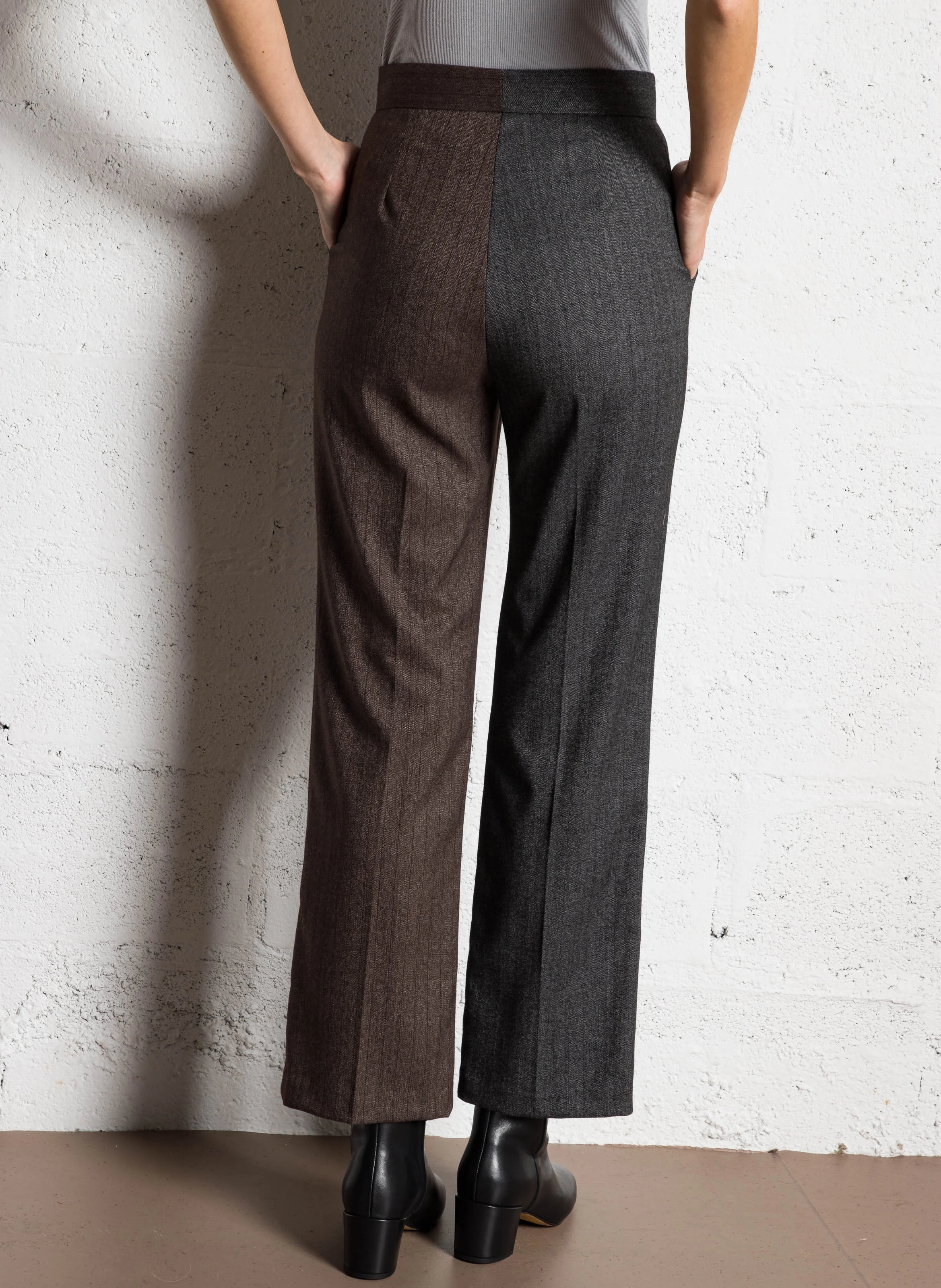 Pantalon droit| Multicolore