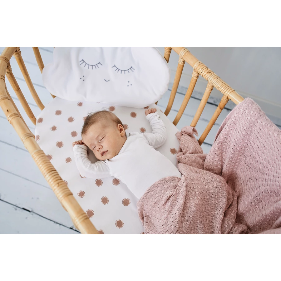 Pink No More Gewebte Decken rosa