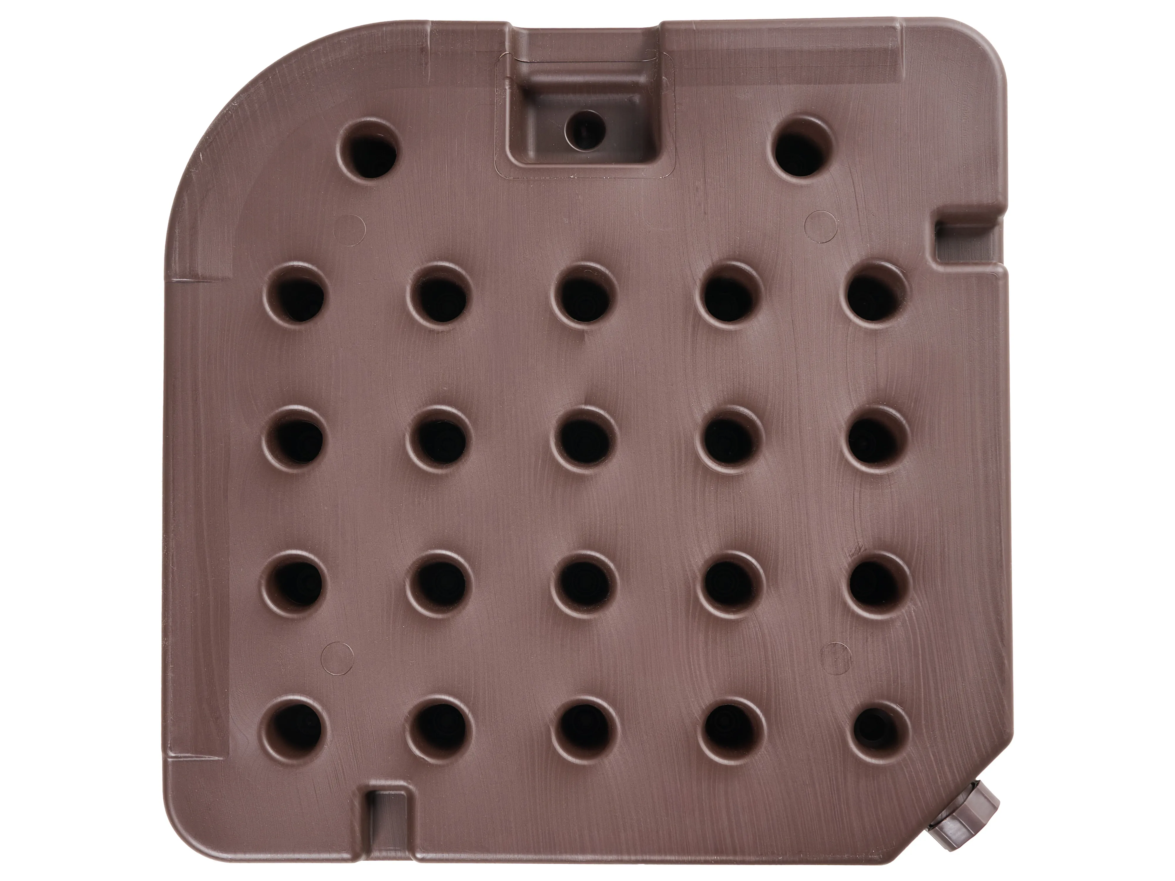 Parasolvoet CARIA Taupe Vierkant 9 kg