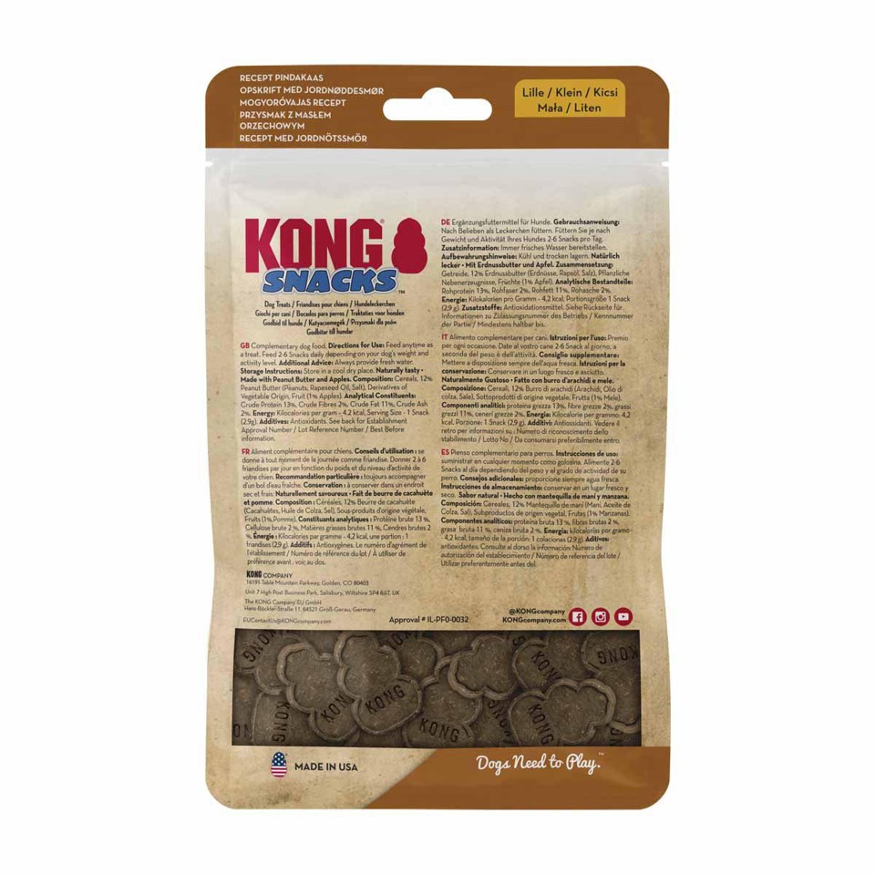 KONG -Snacks Peanut Butter S