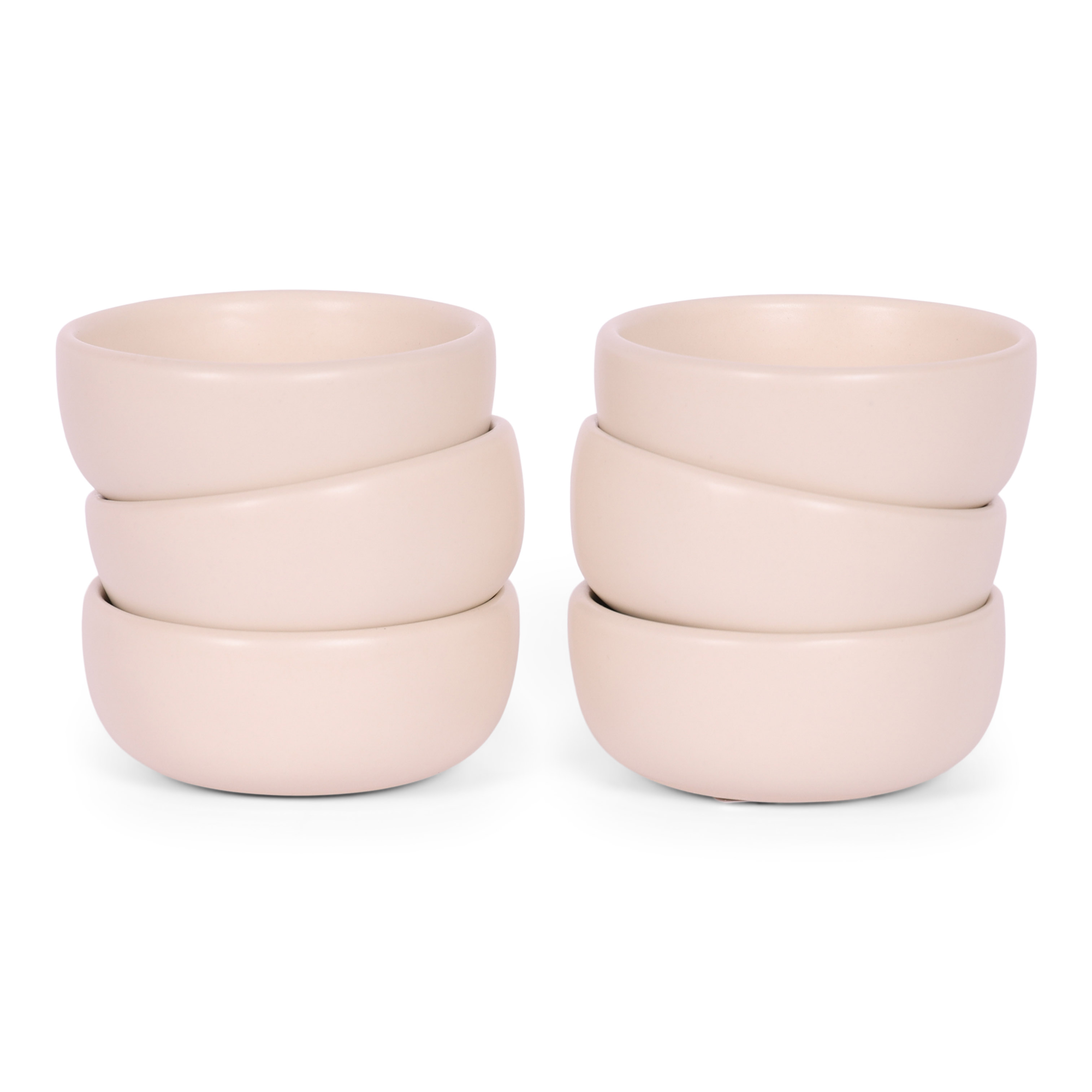 Kom Alva Ø8,5 cm natural - set van 6
