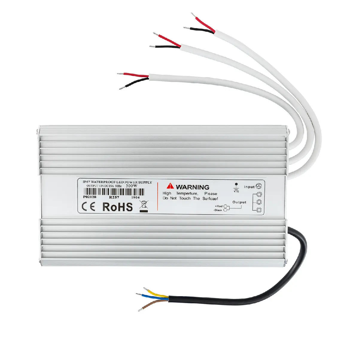 Ledkia Bloc d'Alimentation Étanche 12V DC 300W IP67