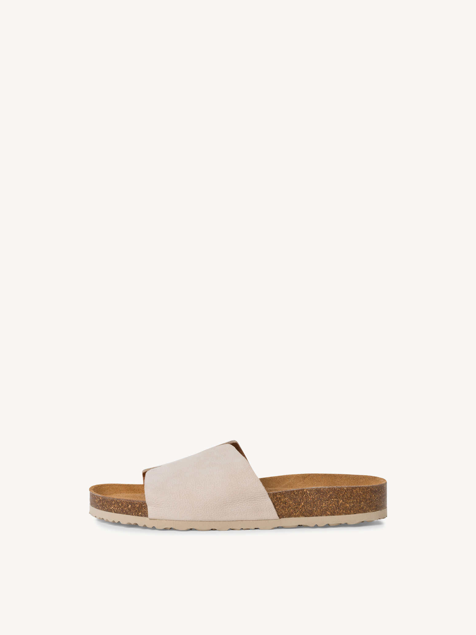 Leren Slipper - beige
