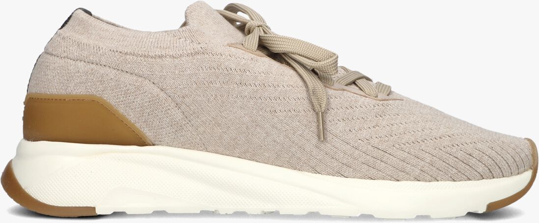 beige nubikk lage sneakers weston knitto