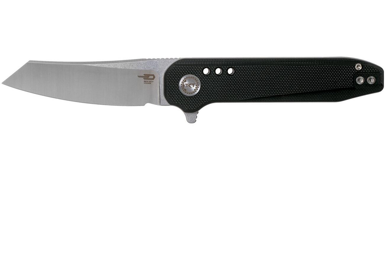 Bestech Syntax BG40A Black G10, Two Tone Satin zakmes, Todd Knife & Tool design