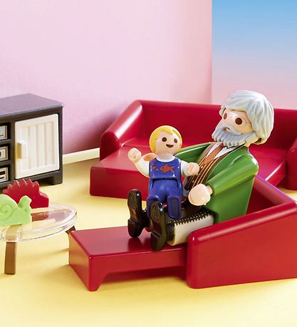 Playmobil Dollhouse - Hyggelig Stue - 70207 - 36 Dele