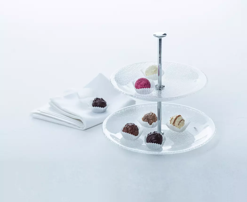 2-stöckige Etagere Pralina 20 cm