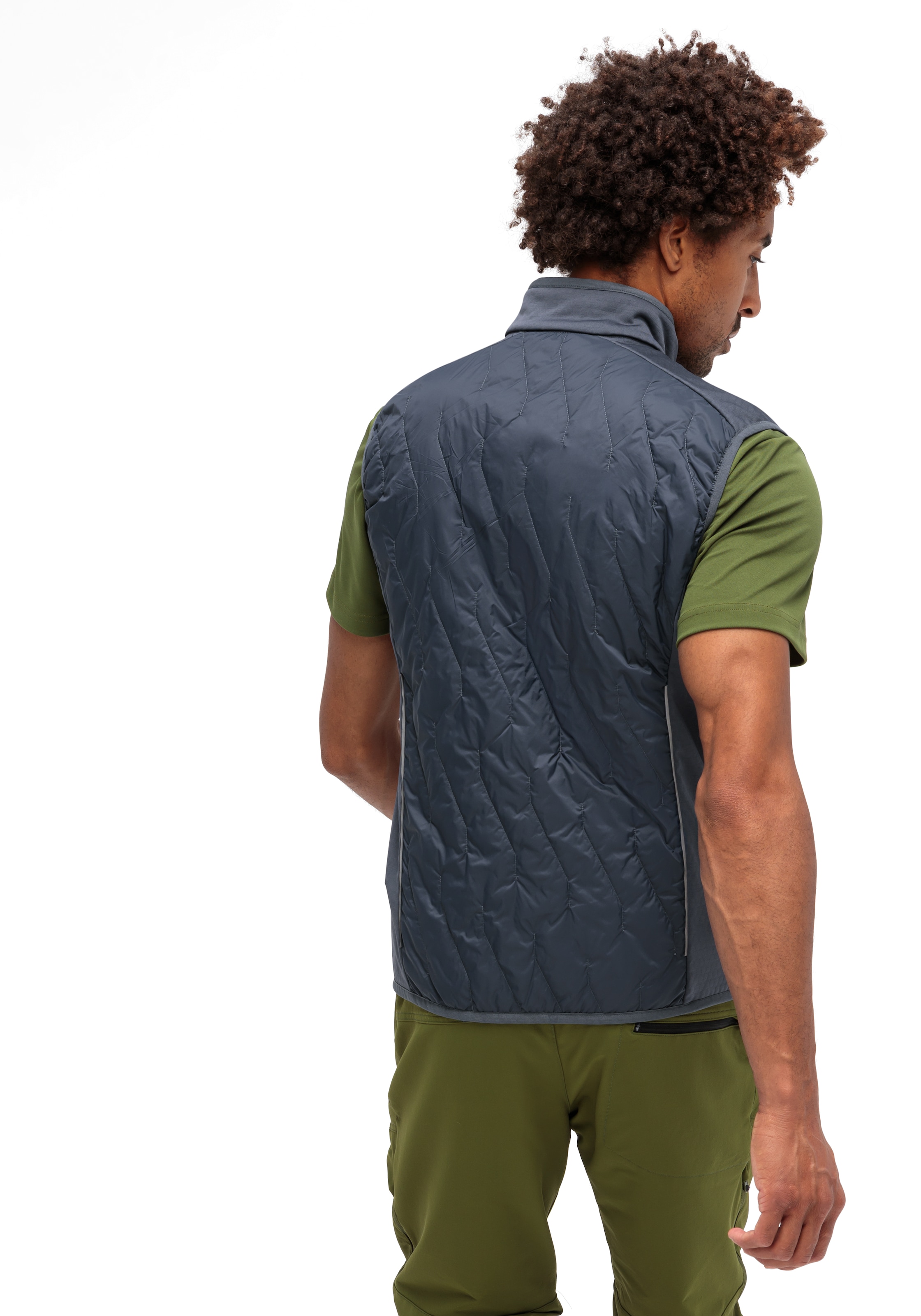 Maier Sports Funktionsweste »Serpe Vest M« Herren Weste, atmungsaktive Outdoorweste, 3 Taschen mit Reissverschluss