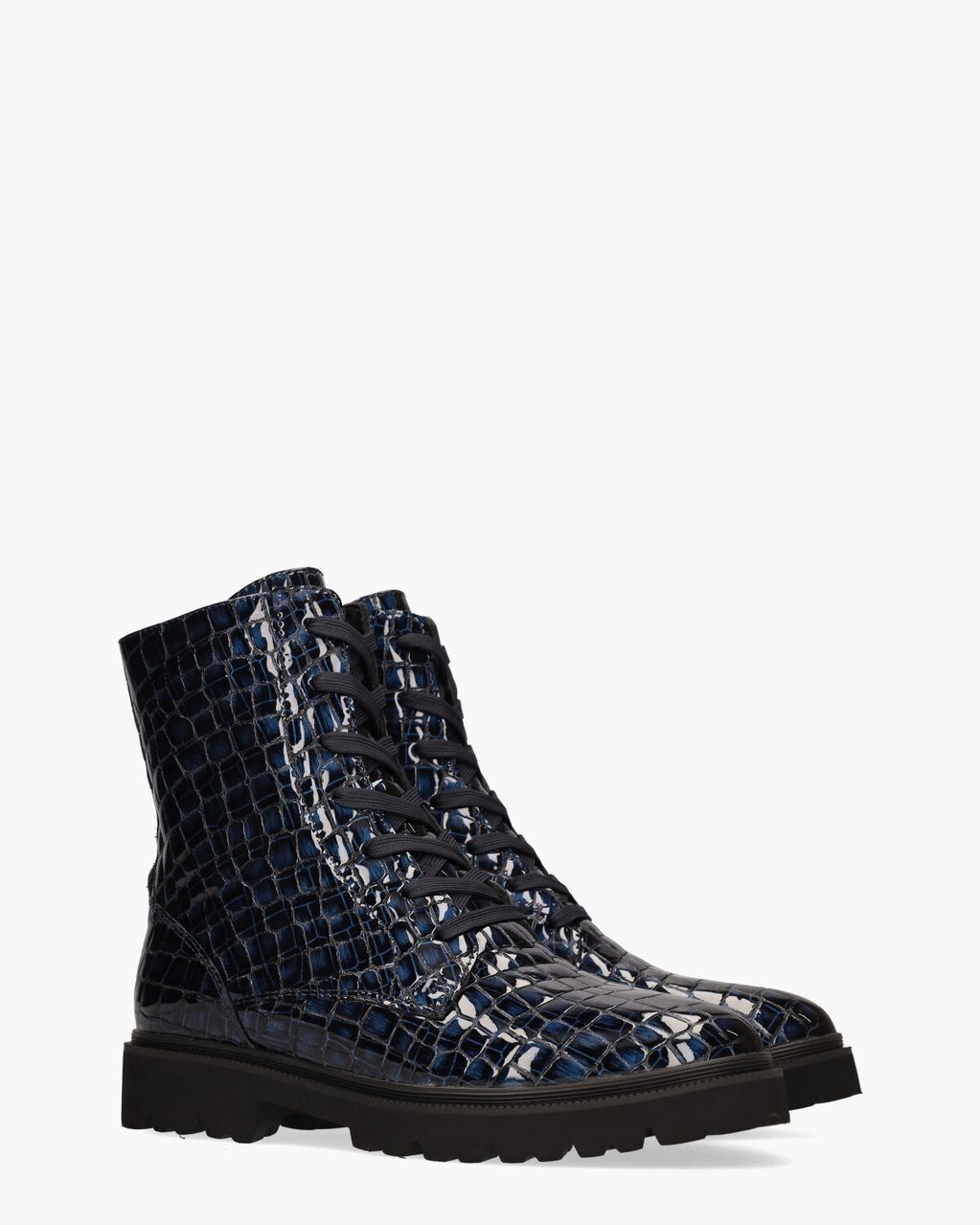 Rapid Soul Verine Donkerblauw/Petrol Dames Veterboots