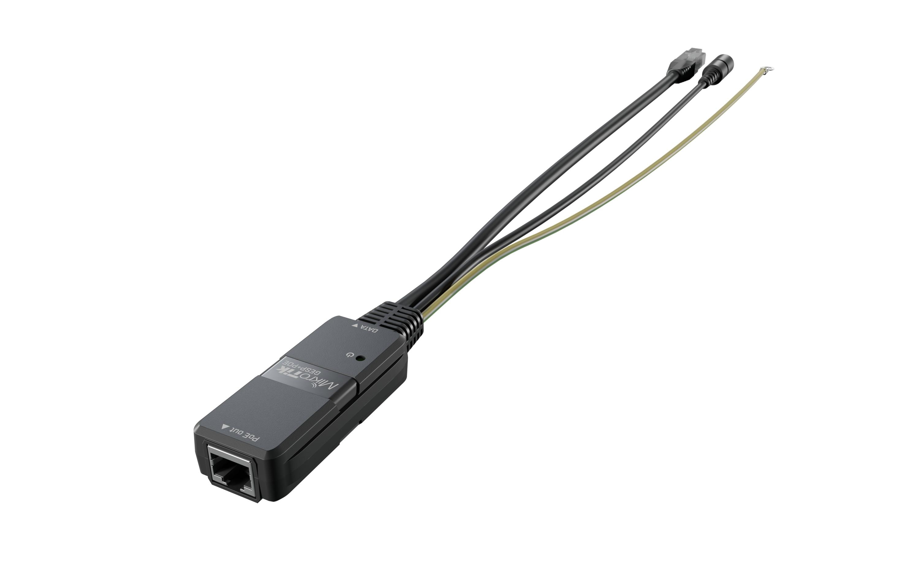 PoE Injector passiv GESP+POE-IN mit ÜberspannungsschutzGESP+PoE ist ein passiver PoE-Injektor mit Überspannungsschutz