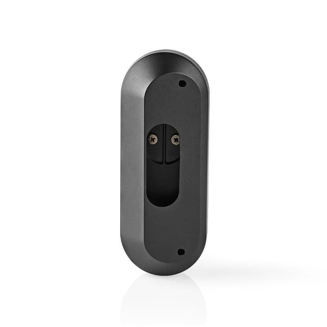 Nedis SmartLife Video Dørtelefon | Wi-Fi | Transformer | Full HD 1080p | Cloud Storage (mulighed) / microSD (ikke inkluderet) | IP54 | Med bevægelsessensor | Nattesyn | Grå / Sort