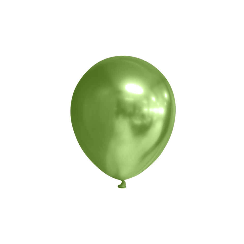 Groene Ballonnen Glans 13cm 100st