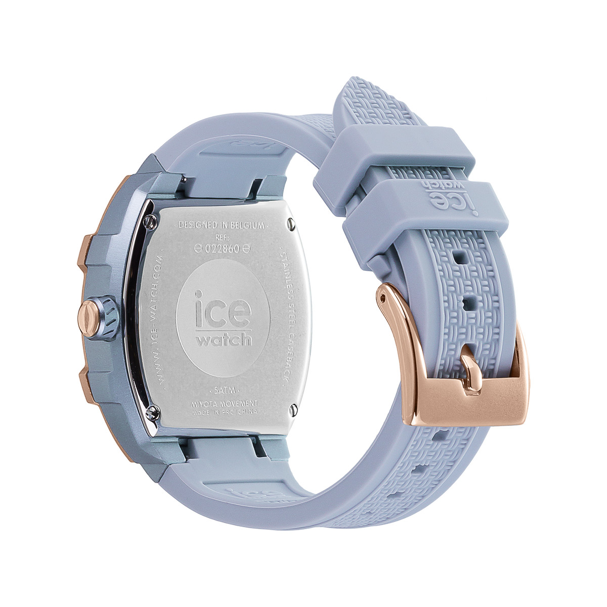 Montre ICE WATCH Ice boliday femme bracelet silicone bleu