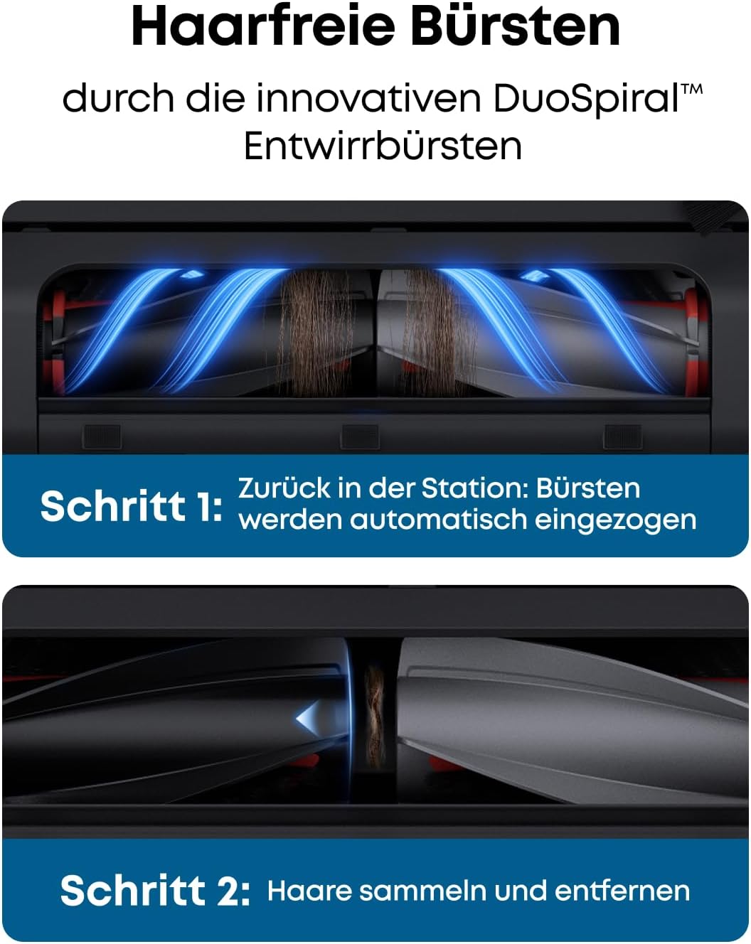 eufy Omni E28 HydroJet Saugroboter mit Wischfunktion, tragbarer Tiefenreiniger, 20.000Pa Turbo-Saugkraft, All-in-One-Station, für Tiere & Kinder. (Generalüberholt)