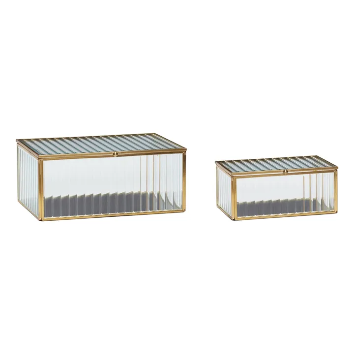 Hübsch Boîte à bijoux Ripple - Set de 2