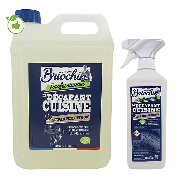 Dégraissant cuisine désincrustant contact alimentaire Briochin 5 L