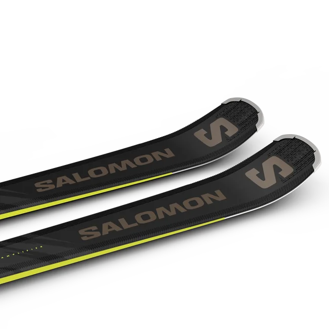 E S/MAX 8 XT (and M11)  Pisten-Ski-Set, Unisex Black/Driftwood/SafetyYellow