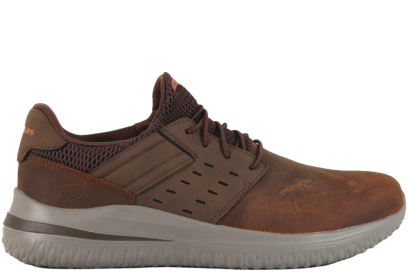SKECHERS DELSON 3.0 EZRA BRUN SNEAKERS